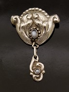 Art Nouveau sølv broche