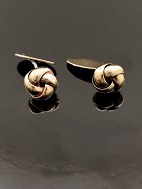 Sterling slv knude manchet knapper
