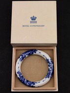 Royal Copenhagen blå blomst tørklæde ring
