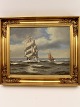 Steen Bille marine painting oil on canvas