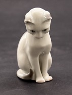 Royal Copenhagen hvid kat 499