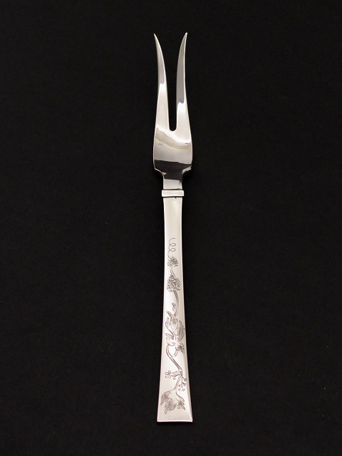 Hans Hansen arvesølv nr. 12 sterling sølv stege gaffel