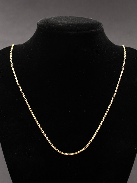 14 karat guld halskæde 80 cm. 9,2 gr. stemplet 585 H Gr