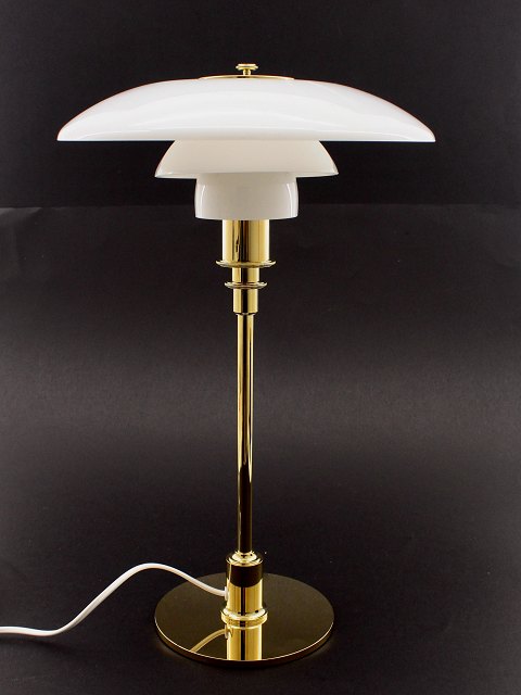 PH 3 / 2 poleret messing bord lampe design Poul Henningsen