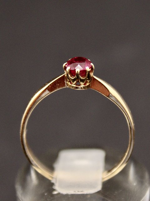 Solitaire ring 14Kt.