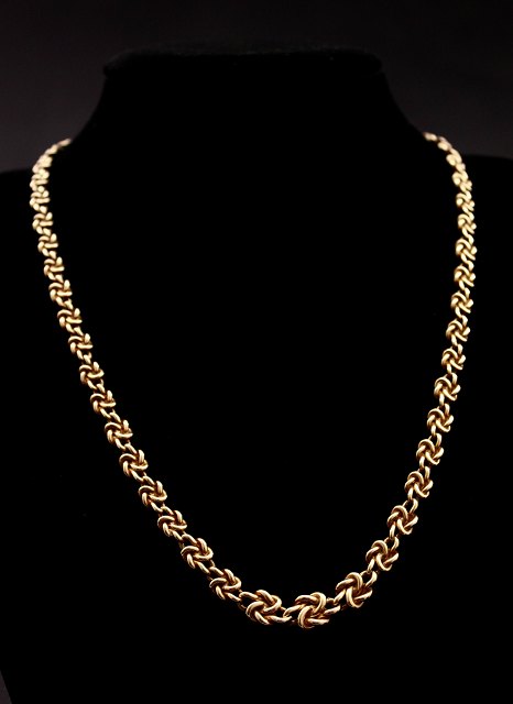 14 karat guld knude halskæde