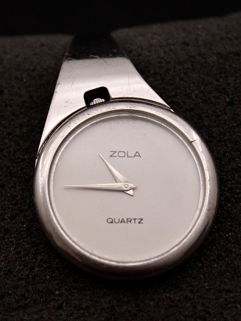 Zola quartz bøjle ur 835 sølv