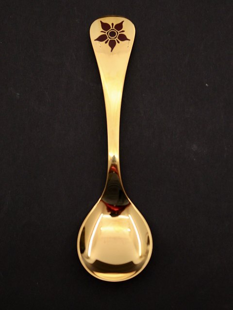 Georg Jensen gold-plated  spoon 1984