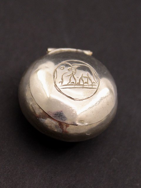 Sterling silver pill box