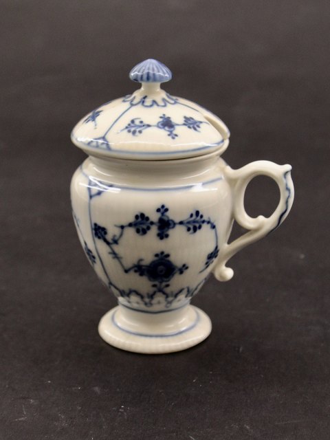 Royal Copenhagen blue fluted mustard jar 1/138