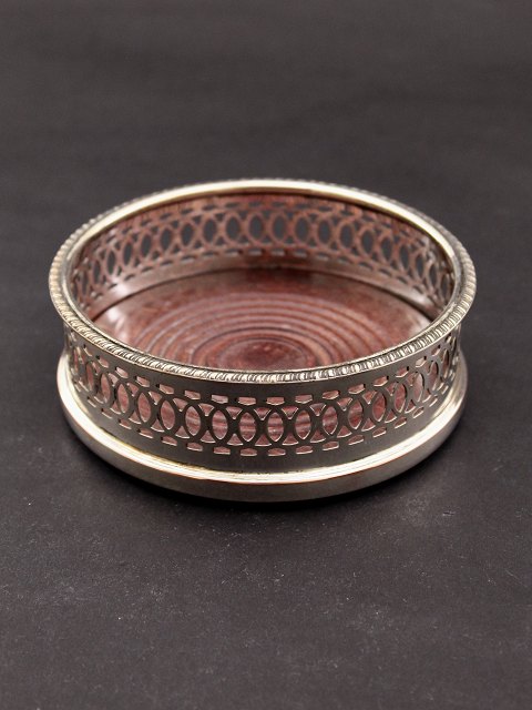 Silver plated wine coaster