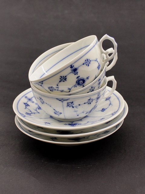 Bing & Grøndahl blue fluted tea cups