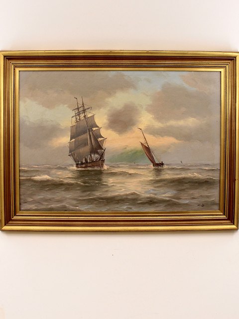 Steen Bille oil painting