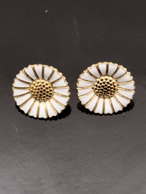 Gold-plated sterling silver ear studs