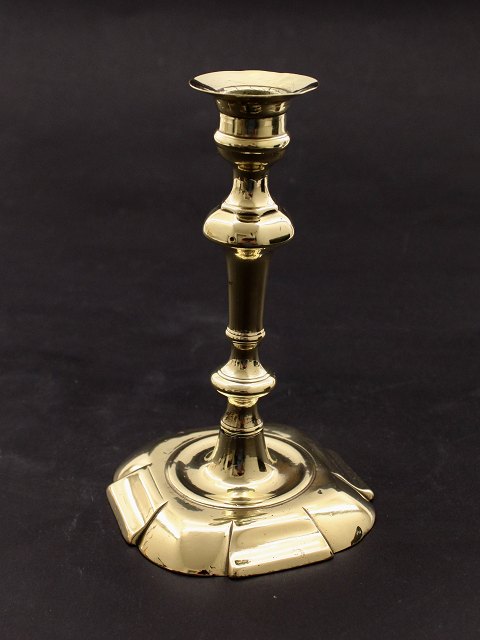 Baroque brass candlestick