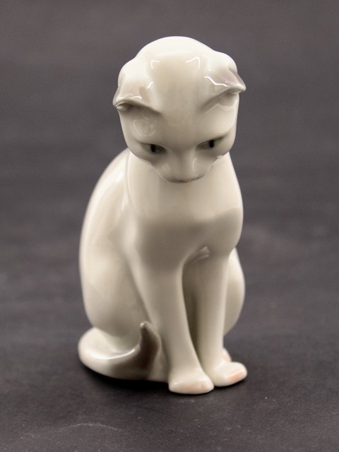 Royal Copenhagen hvid kat 499