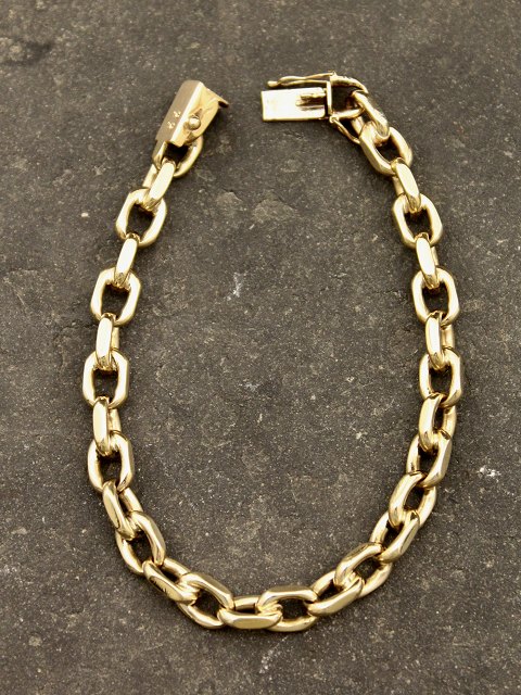 8 karat guld anker armlænke